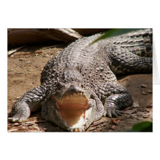 Croc Smile Hälsningskort
