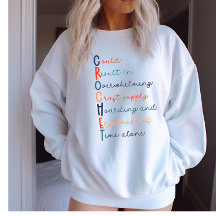 Crochet Älskare Acrostic Sweatshirt