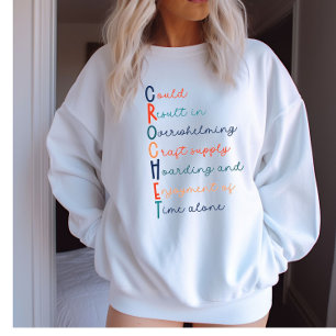 Crochet Älskare Acrostic Sweatshirt T Shirt