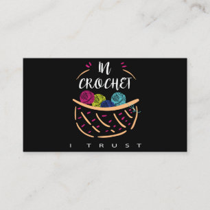 Crochet Älskare Crochet Mamma Visitkort