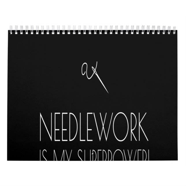 Crochet Älskare| Crochet Need är min superkraft Kalender (Omslag)