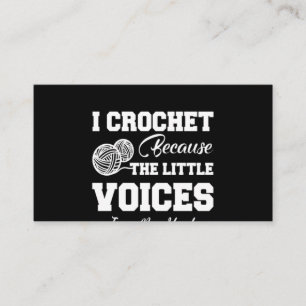 Crochet Älskare I Kärlek Crocheting Visitkort