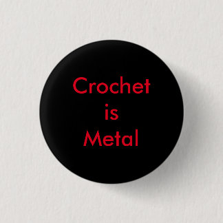Crochet är Metall Knapp