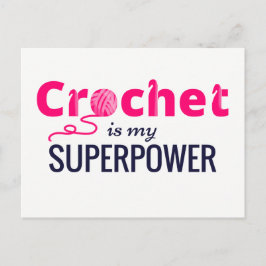 Crochet är min supermakt i Rosa Vykort