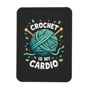 Crochet är mitt garn för sömnad av hjärn magnet