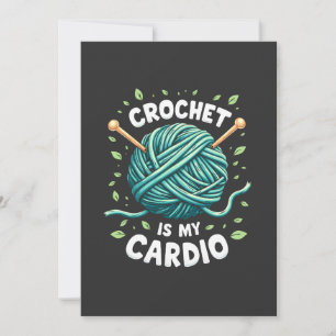 Crochet är mitt garn för sömnad av hjärn tack kort