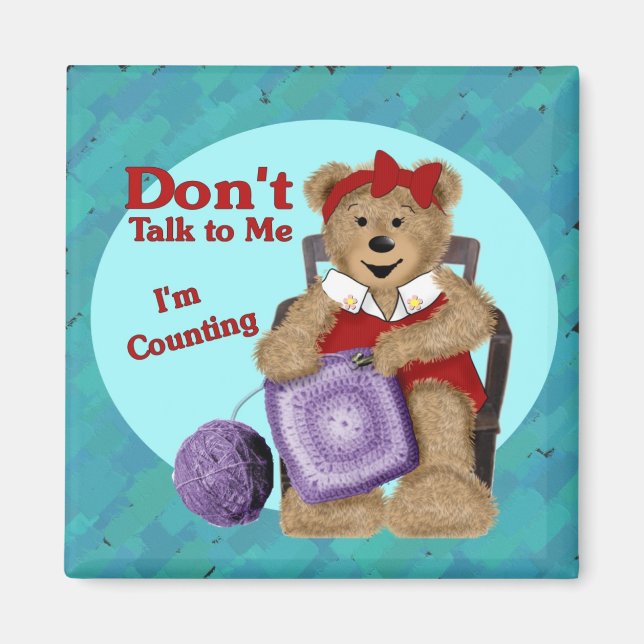 Crochet Bear Magnet (Framsidan)