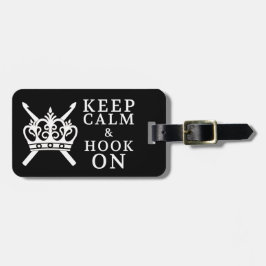 Crochet ・ Behålla Lugn Krok på Mörken Crafts Bagagebricka