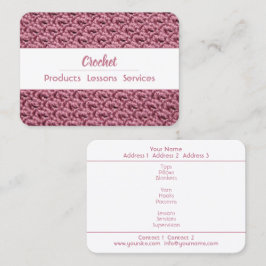 CROCHET - Business Card Visitkort