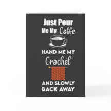 Crochet Cards Yarn Hobby Knitting Knitter