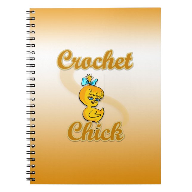 Crochet Chick Anteckningsbok Med Spiral (Framsidan)