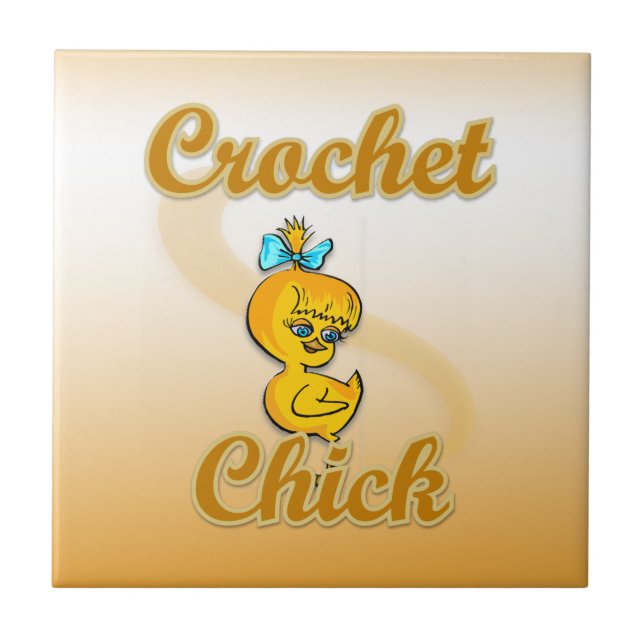 Crochet Chick Kakelplatta (Framsidan)