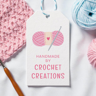 Crochet Clothing Märkres Prisa Märkre för mindre f Presentetikett