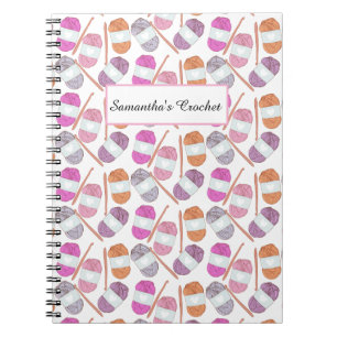 Crochet Craft-garn Anteckningsbok