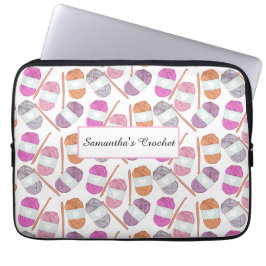 Crochet Craft-garn Laptop Fodral