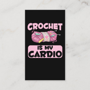 Crochet Crawing Mor Moster-garnet Humor Visitkort