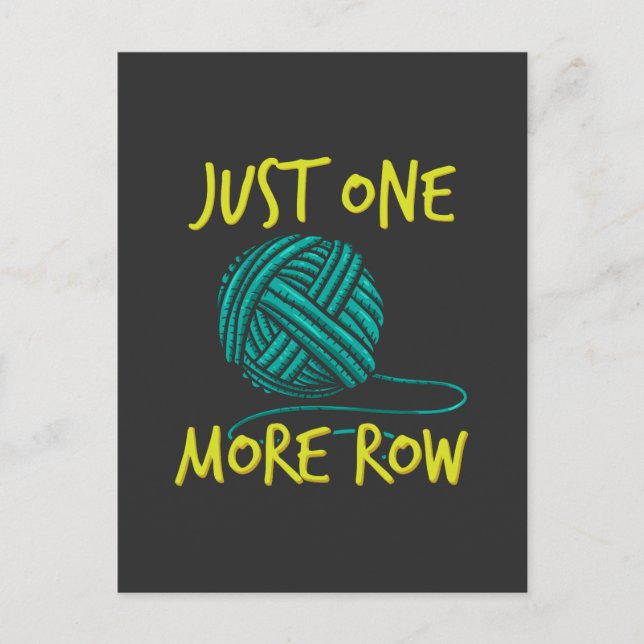 Crochet Crocheting Knitting Vykort (Framsida)