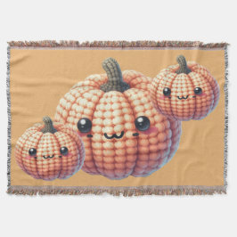 Crochet Cute Pumpkin Filt