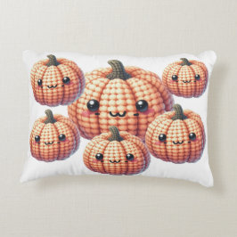Crochet Cute Pumpkin Prydnadskudde