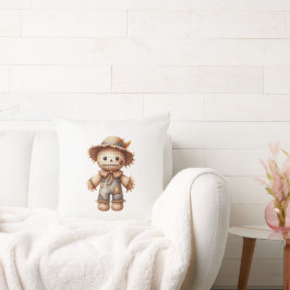 Crochet Cute Scarecrow Kudde