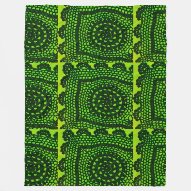 Crochet Design Fleecefilt (Framsidan)