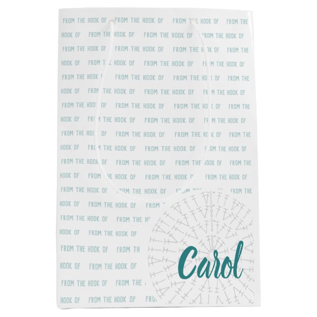 Crochet Diagram anpassningsbar Färg (Framsidan)