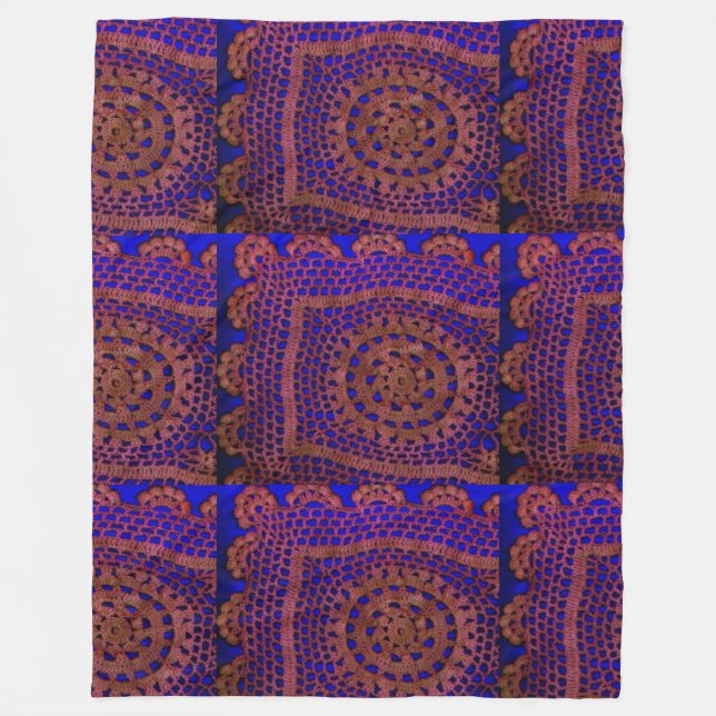 Crochet Fleecefilt (Framsidan)