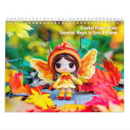 Crochet Flower Elves 2026 Calendar – Seasonal Magi Kalender