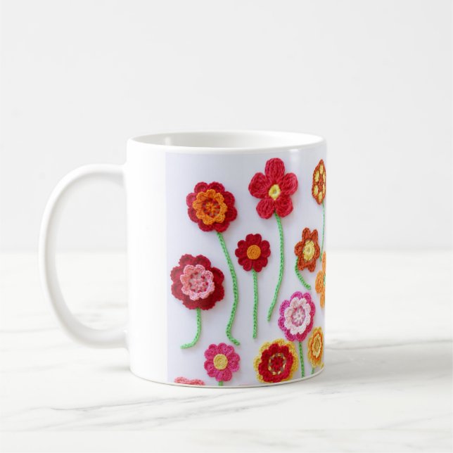Crochet Flowers Mugg (Vänster)