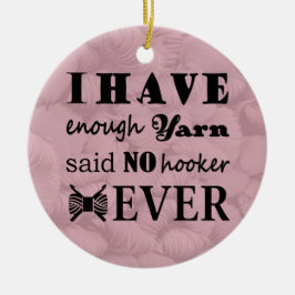 Crochet - Garnhylsor Julgransprydnad Keramik