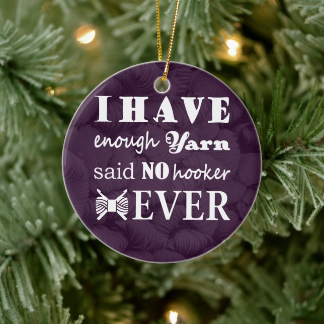 Crochet - Garnhylsor Julgransprydnad Keramik (Träd)