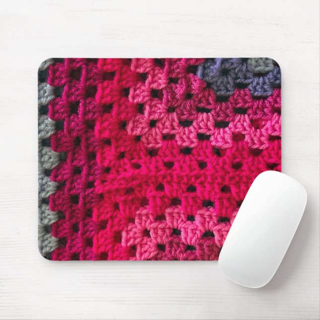Crochet Granny Square Pattern Musmatta (Med mus)