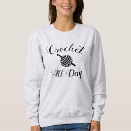 Crochet ・ Hela dagen ・ Garn + Crafts sötskjorta T Shirt