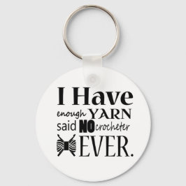 Crochet ・ Inte tillräckligt många garnbåtar Nyckelring