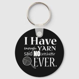 Crochet ・ Inte tillräckligt många garnbåtar Nyckelring