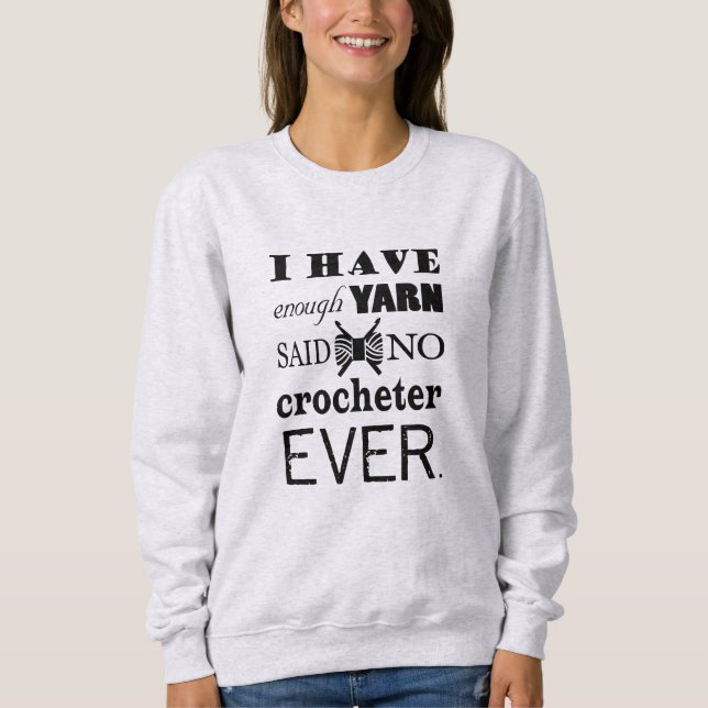 Crochet ・ Inte tillräckligt många garntypningar T Shirt (Framsida)