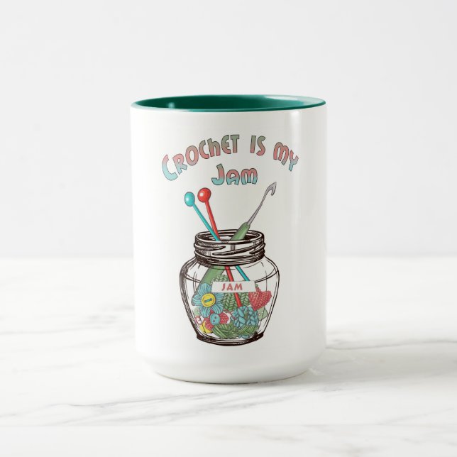 "Crochet is My Sylt" Mugg (Center)