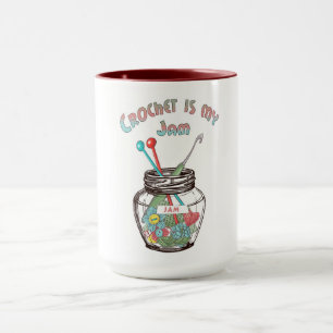 "Crochet is My Sylt" Mugg