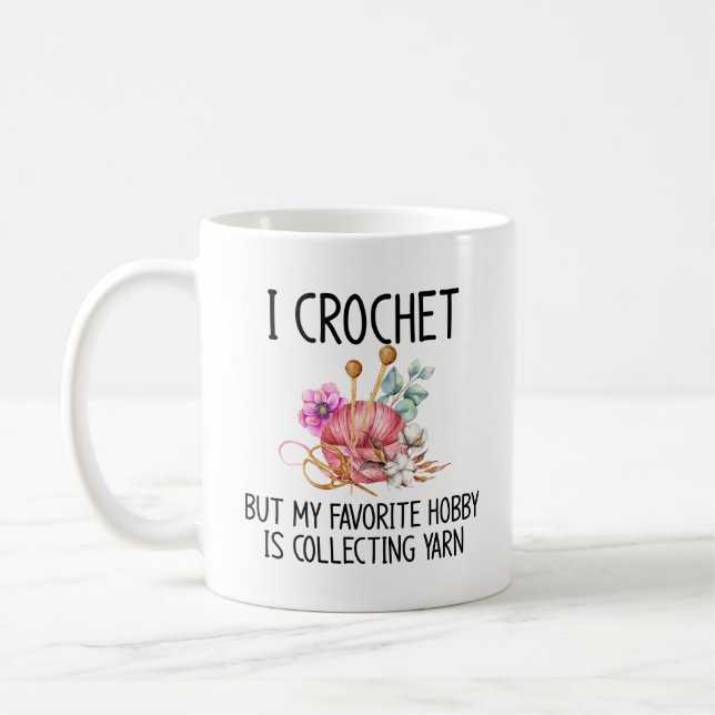 Crochet Kaffemugg (Vänster)