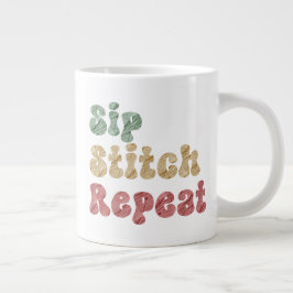 Crochet Knitting Sewing Jumbo Mugg