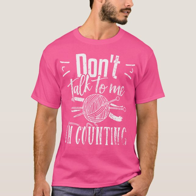 Crochet Knitting T Shirt (Framsida)