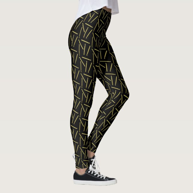 Crochet Krok Crafts Guld + Black Leggings (Höger)