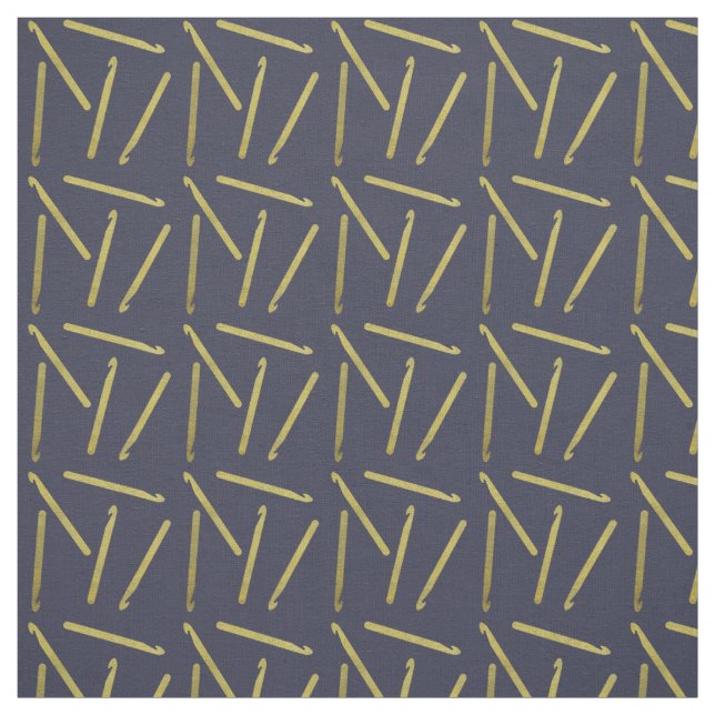 Crochet Krok Crafts Guld + Midnight Blue Tyg (Provkarta)