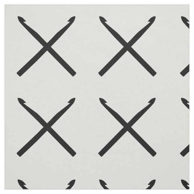 Crochet Krok Crafts Kor Black Tyg (Provkarta)