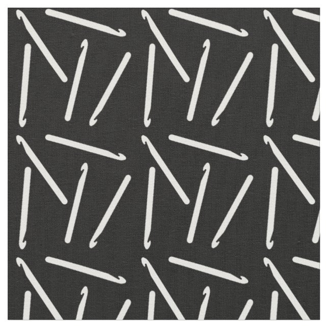 Crochet Krok Crafts White Tyg (Närbild)