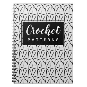 Crochet Krok Garn & Crafts Mönster som inte organi Anteckningsbok