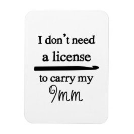 Crochet Krok Licence Magnet