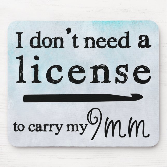 Crochet Krok-licensfartyg Musmatta (Framsidan)