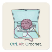 Crochet Label Stickers
