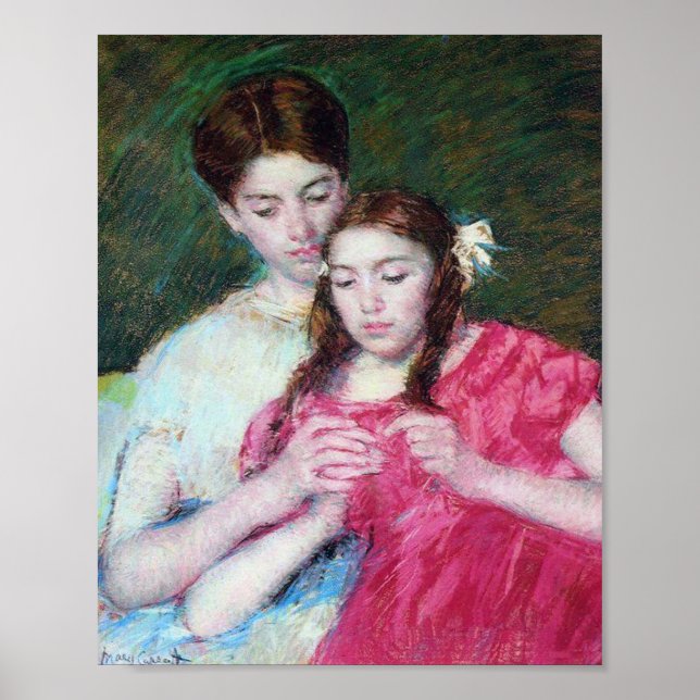 Crochet Lesson, Mary Cassatt Poster (Framsidan)